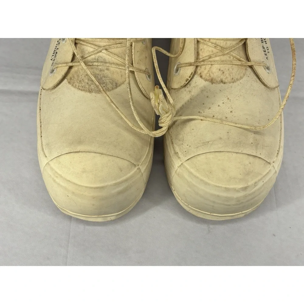 US Military DLA 100-82-C-4041 Mens Off White Snow Boots Cold Weather 9R Mickey